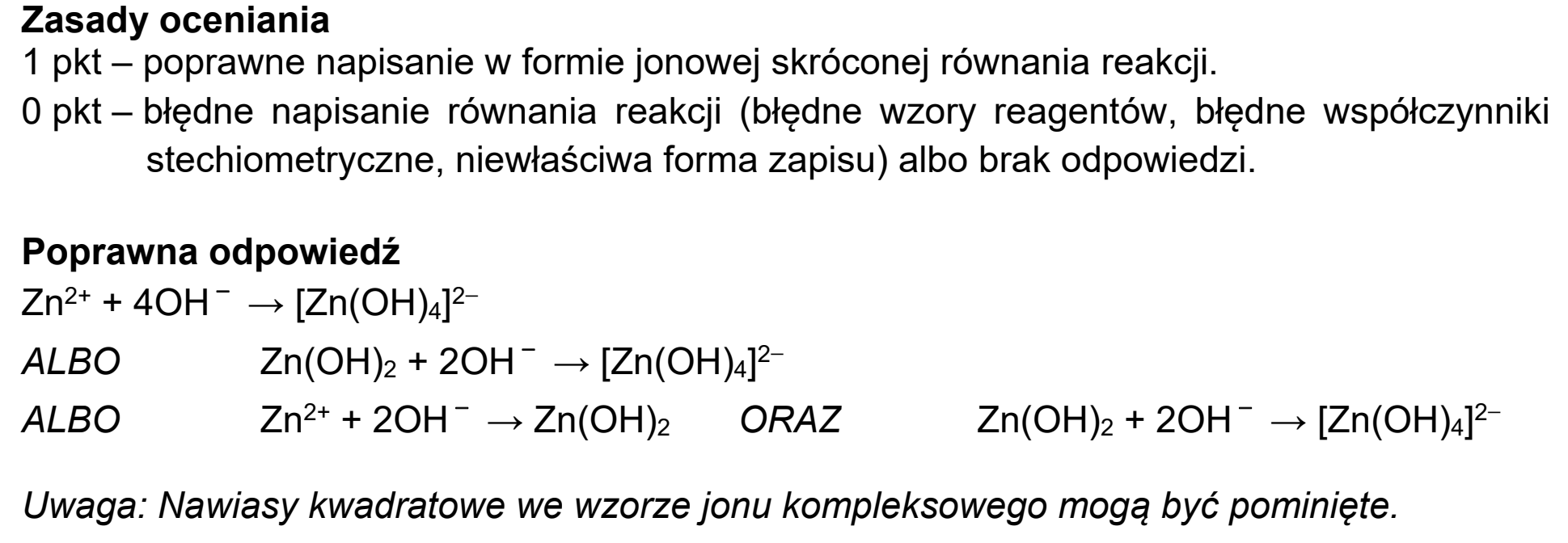 Matura, maj 2020, odpowiedź do zadania 18.2