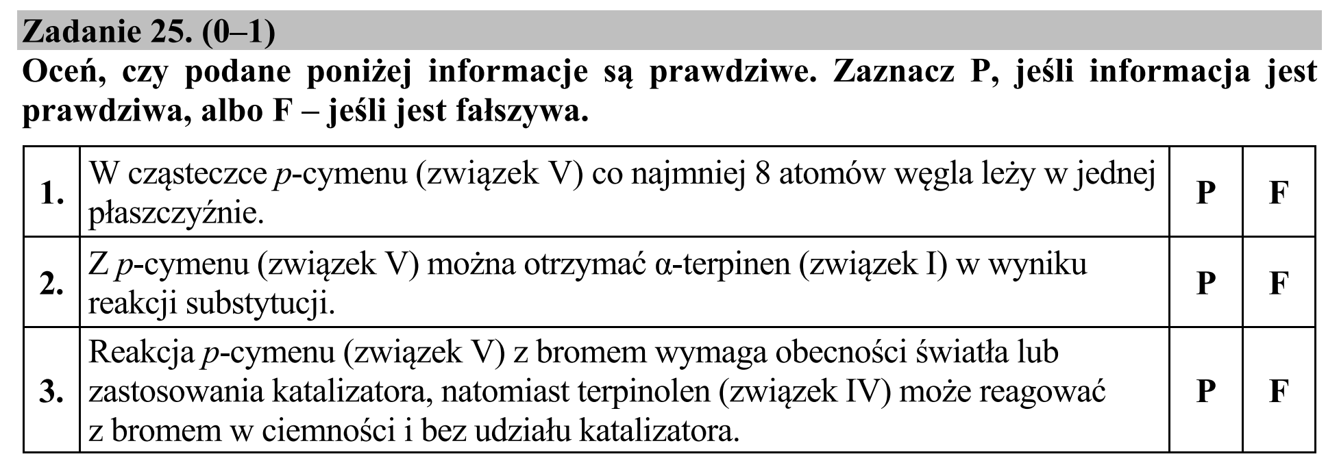 Matura, maj 2020, zadanie 25
