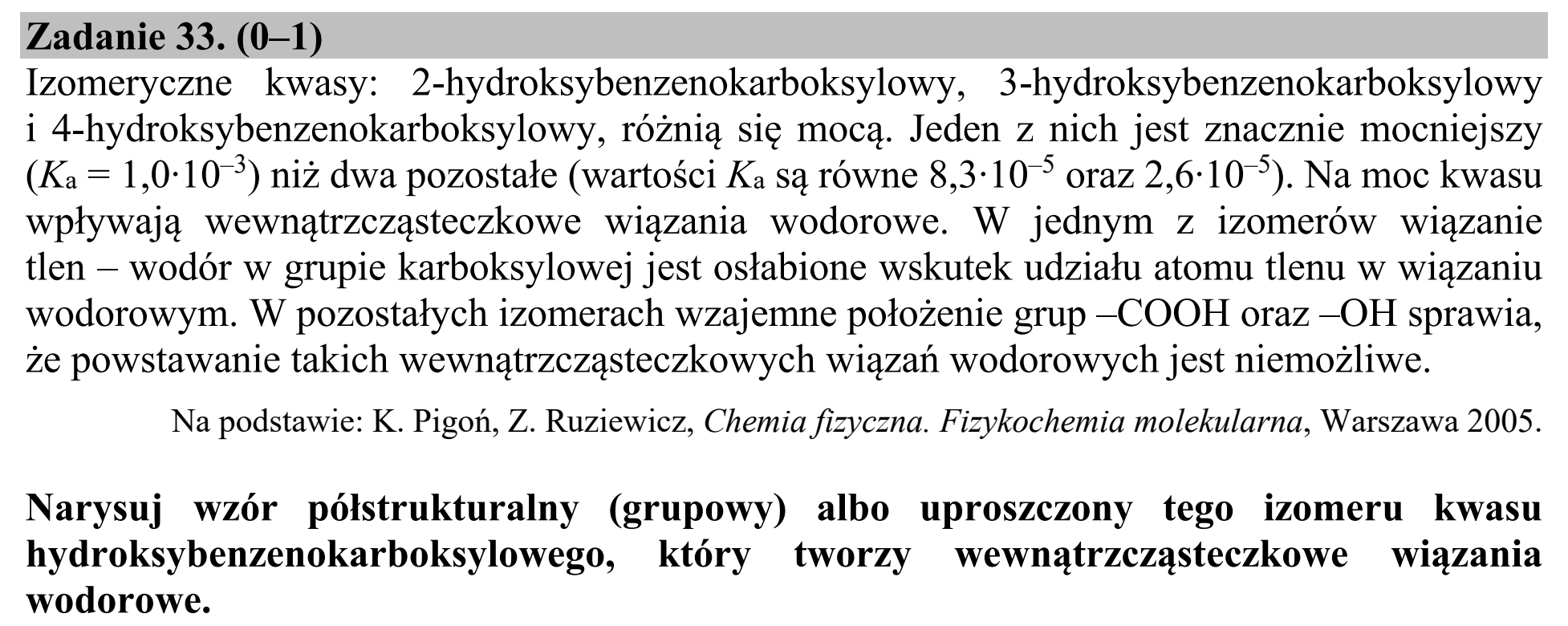 Matura, maj 2020, zadanie 33