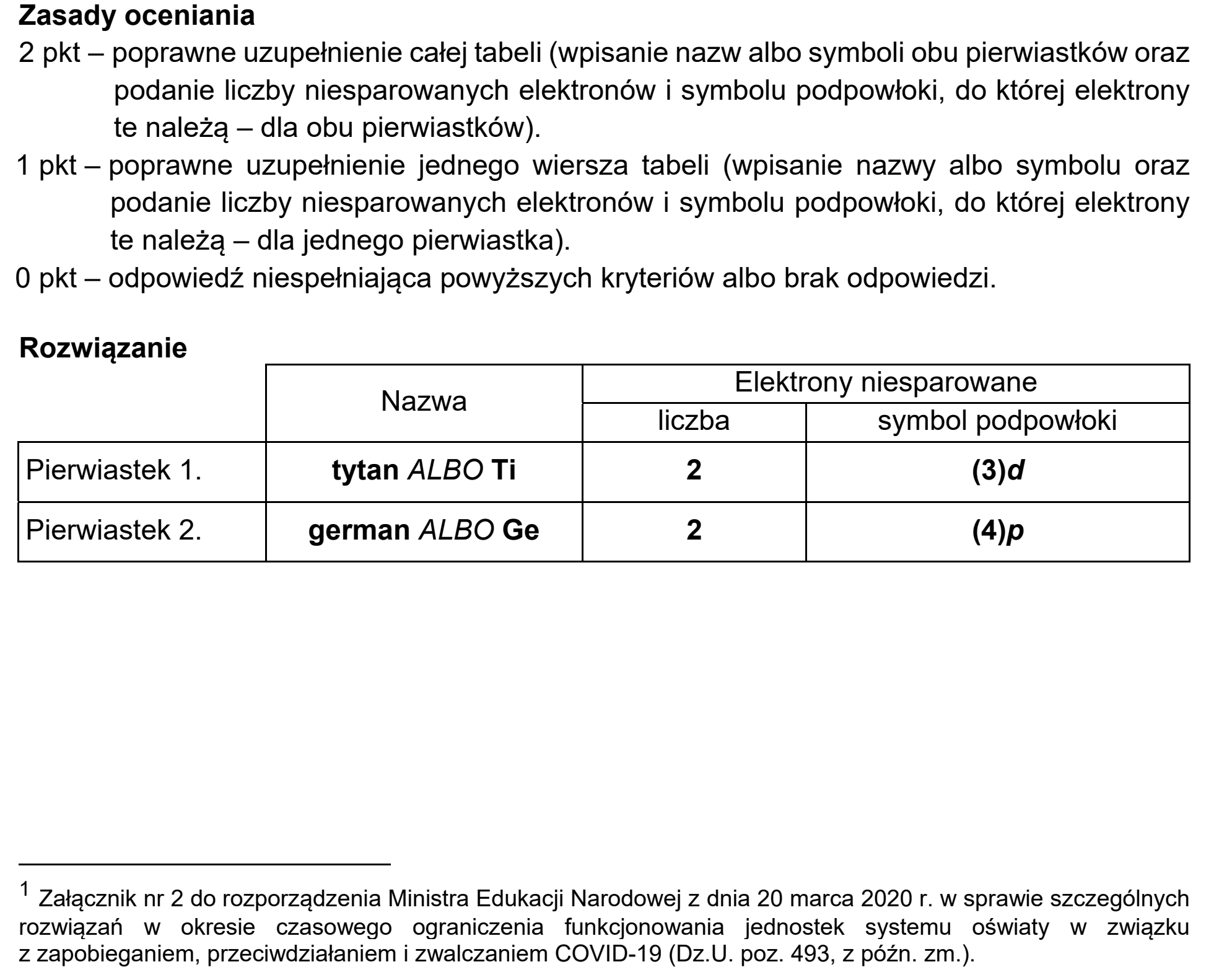 Matura, maj 2021, odpowiedź do zadania 1
