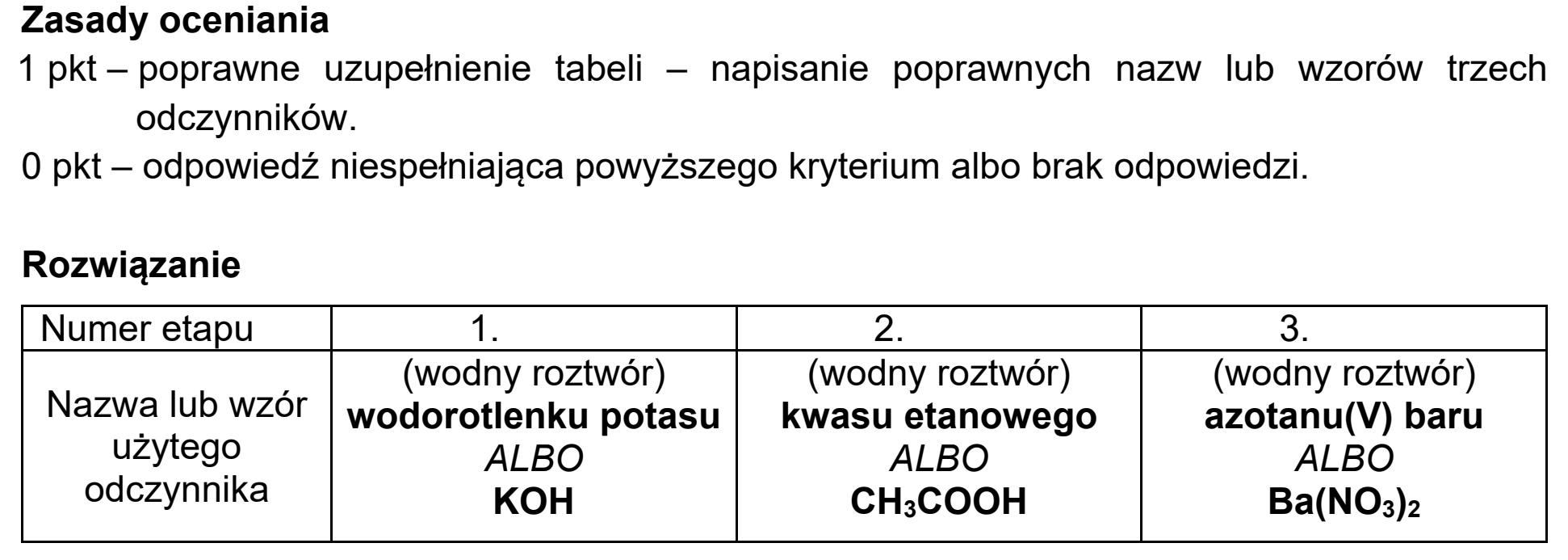 Matura, maj 2021, odpowiedź do zadania 11.1