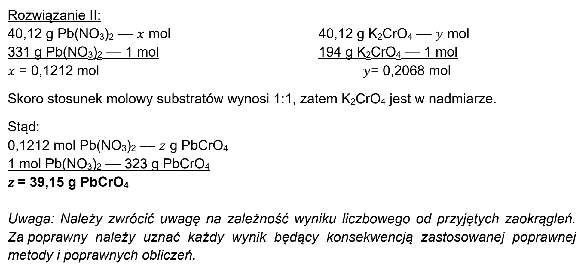 Matura, maj 2021, odpowiedź do zadania 21, fragment 2