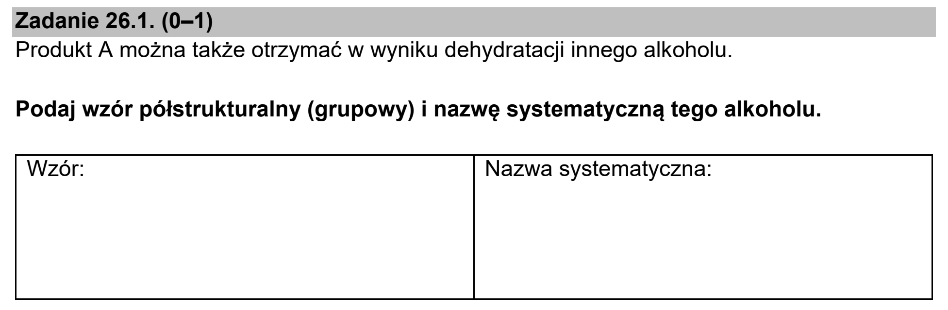 Matura, maj 2021, zadanie 26.1