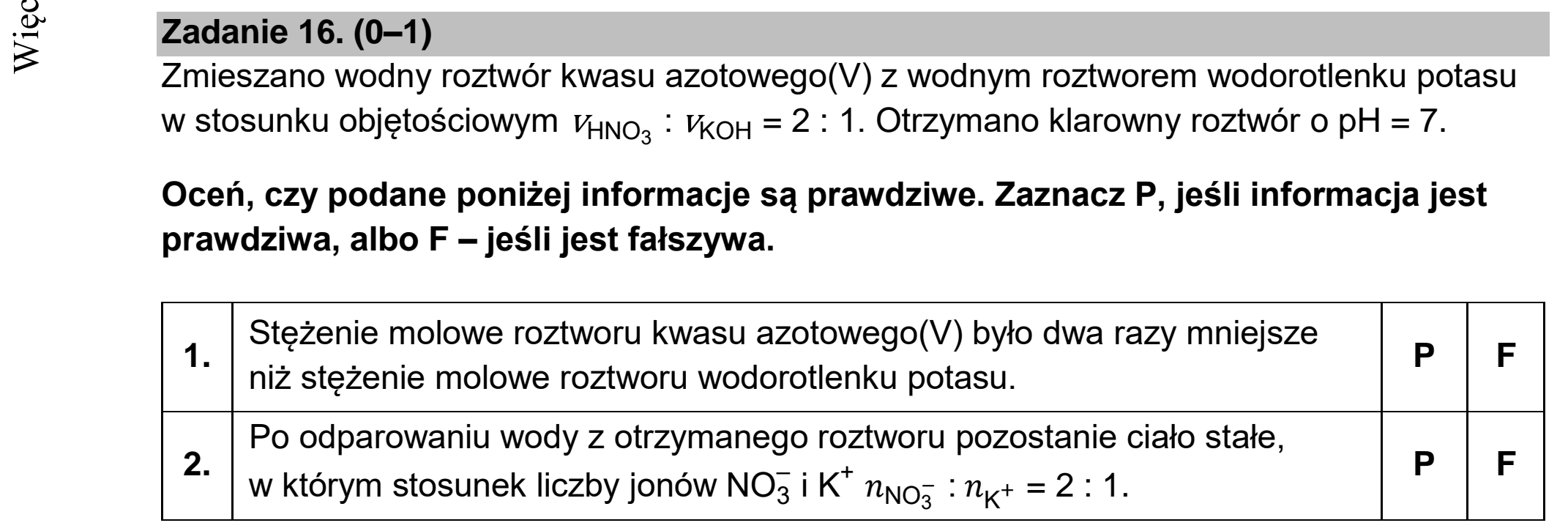 Matura, maj 2022, zadanie 16