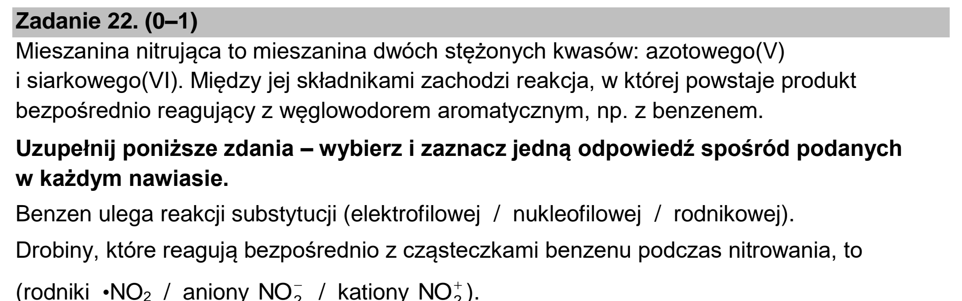 Matura, maj 2022, zadanie 22
