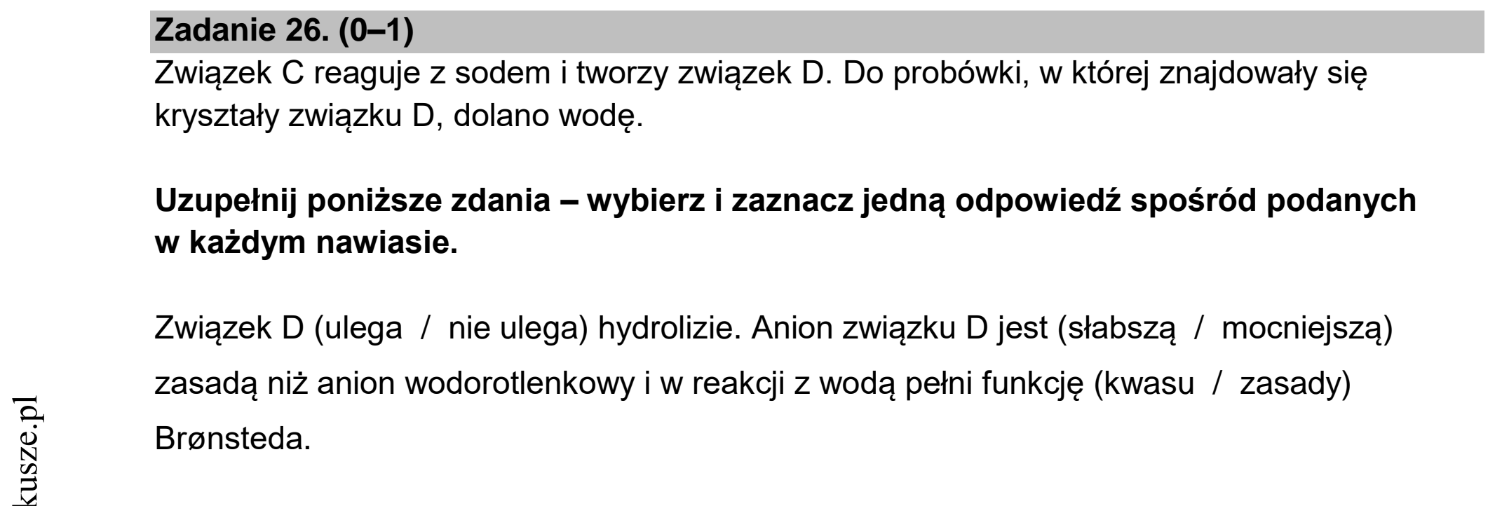 Matura, maj 2022, zadanie 26