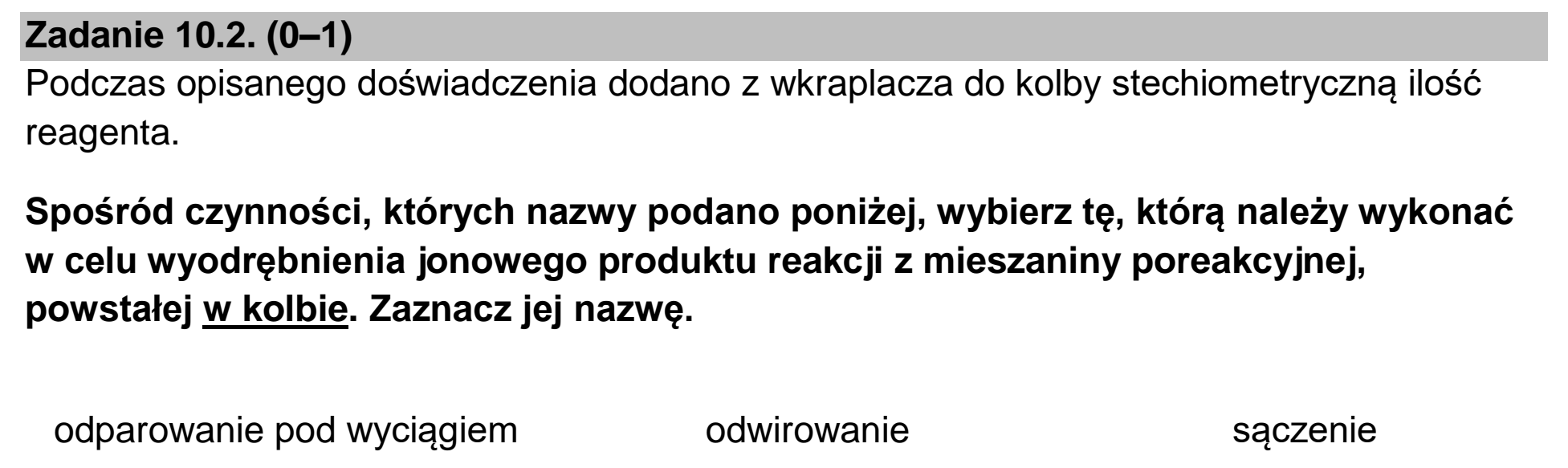 Matura, maj 2023, zadanie 10.2