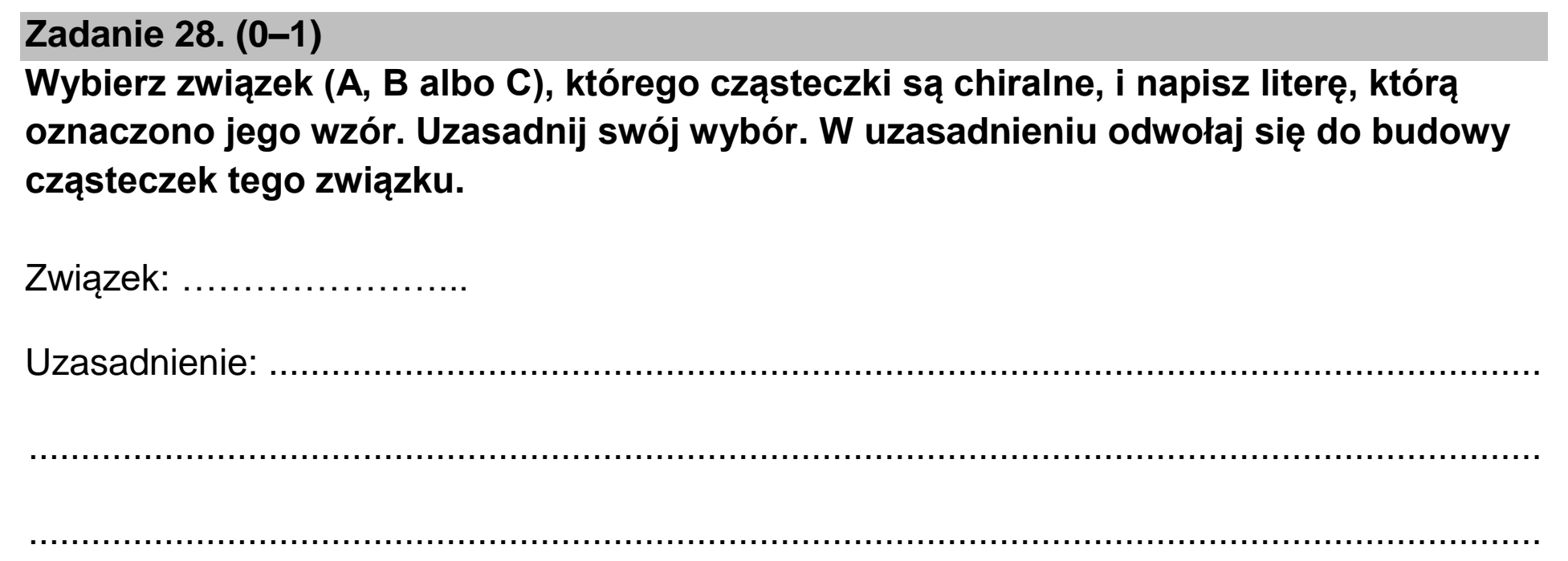 Matura, maj 2023, podgląd zadania 28
