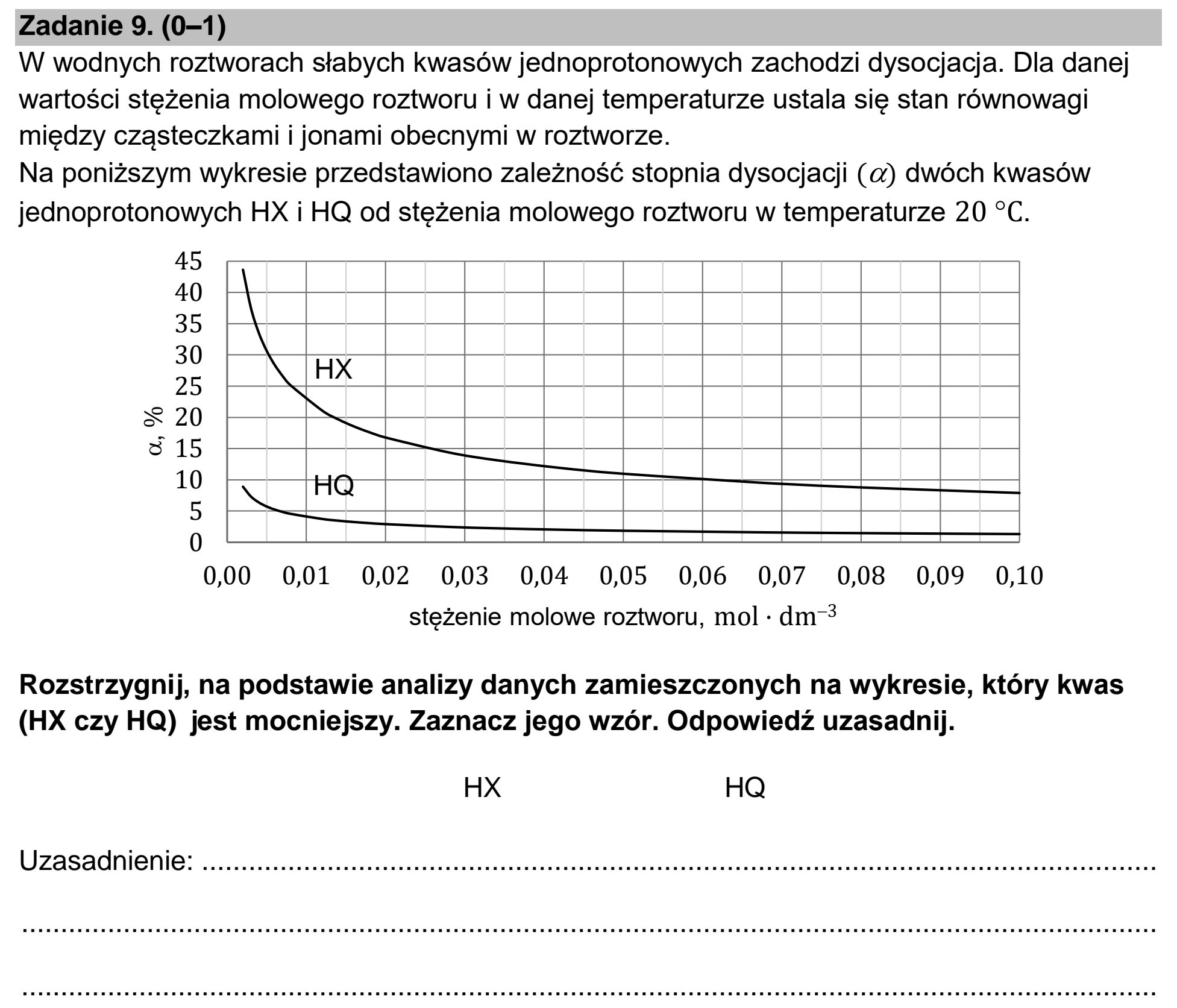 Matura, maj 2023, podgląd zadania 9