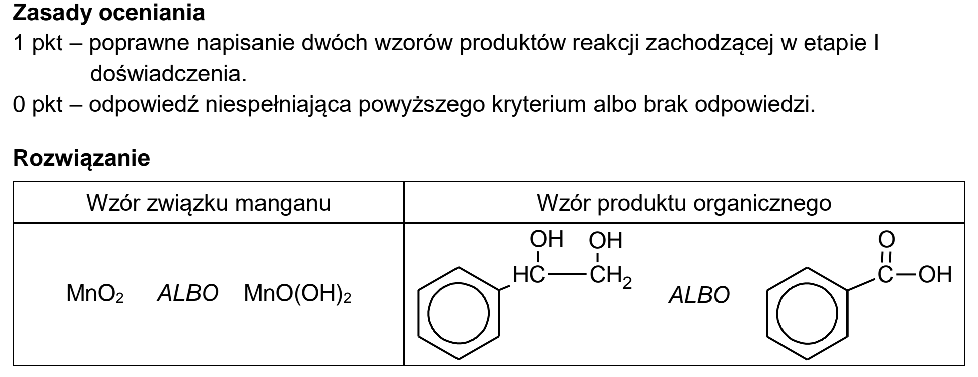 Matura, maj 2024, odpowiedź do zadania 19.1