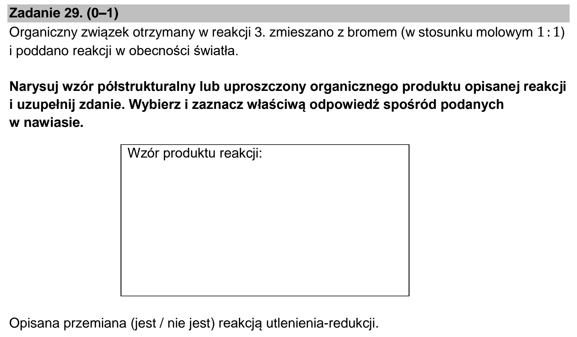 Matura, maj 2024, zadanie 29