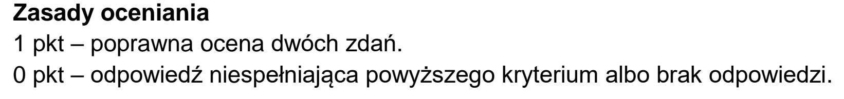 Matura, maj 2025, odpowiedź do zadania 2, fragment 1