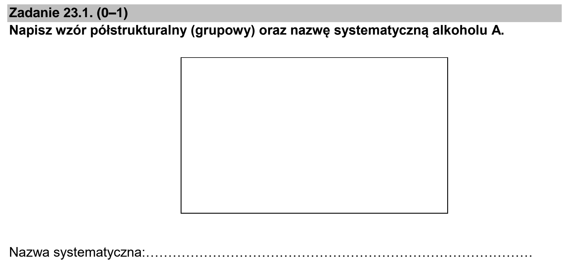 Matura, maj 2025, zadanie 23.1