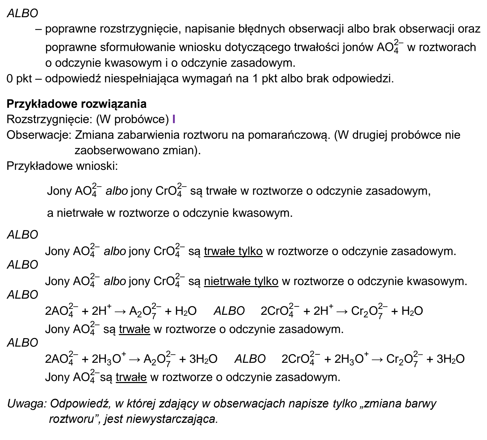 Matura, maj 2026, odpowiedź do zadania 2, fragment 2