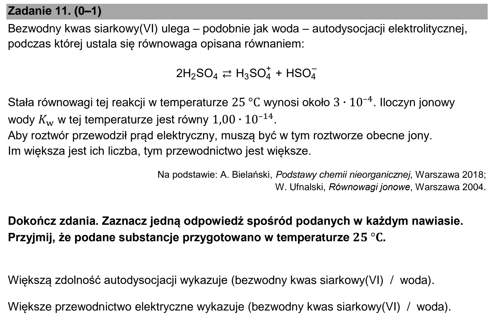 Matura, maj 2026, zadanie 11