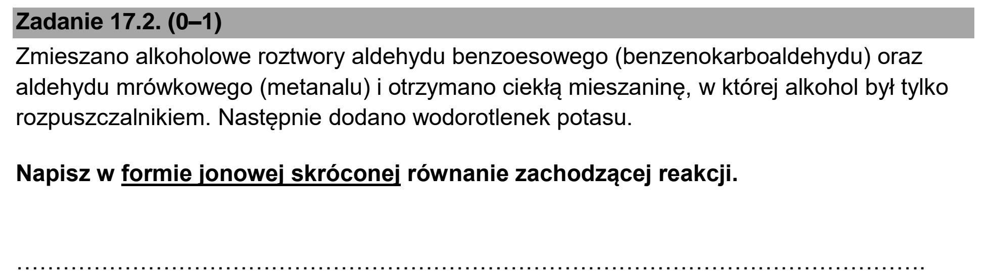 Matura, maj 2026, zadanie 17.2