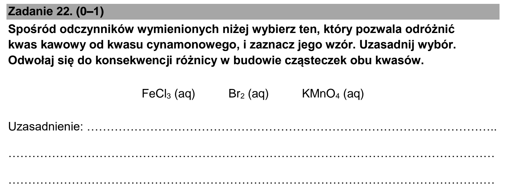 Matura, maj 2026, zadanie 22