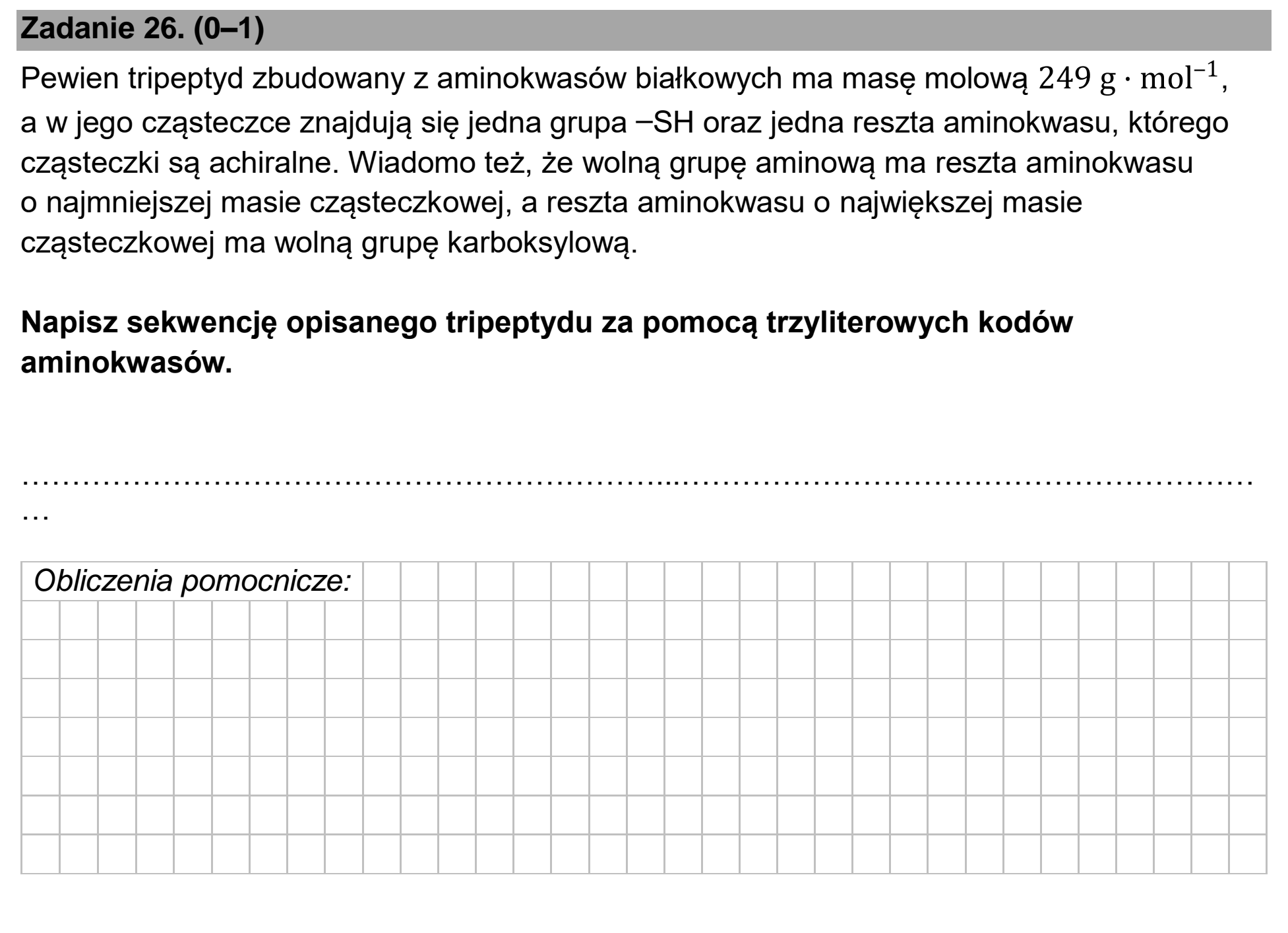 Matura, maj 2026, zadanie 26