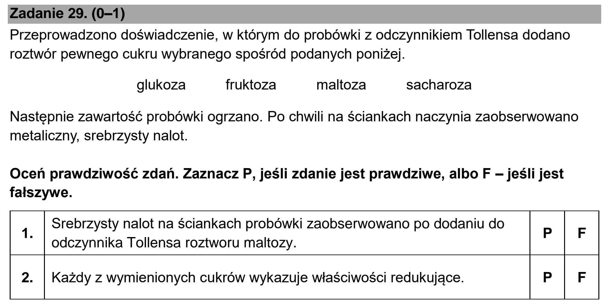Matura, maj 2026, zadanie 29
