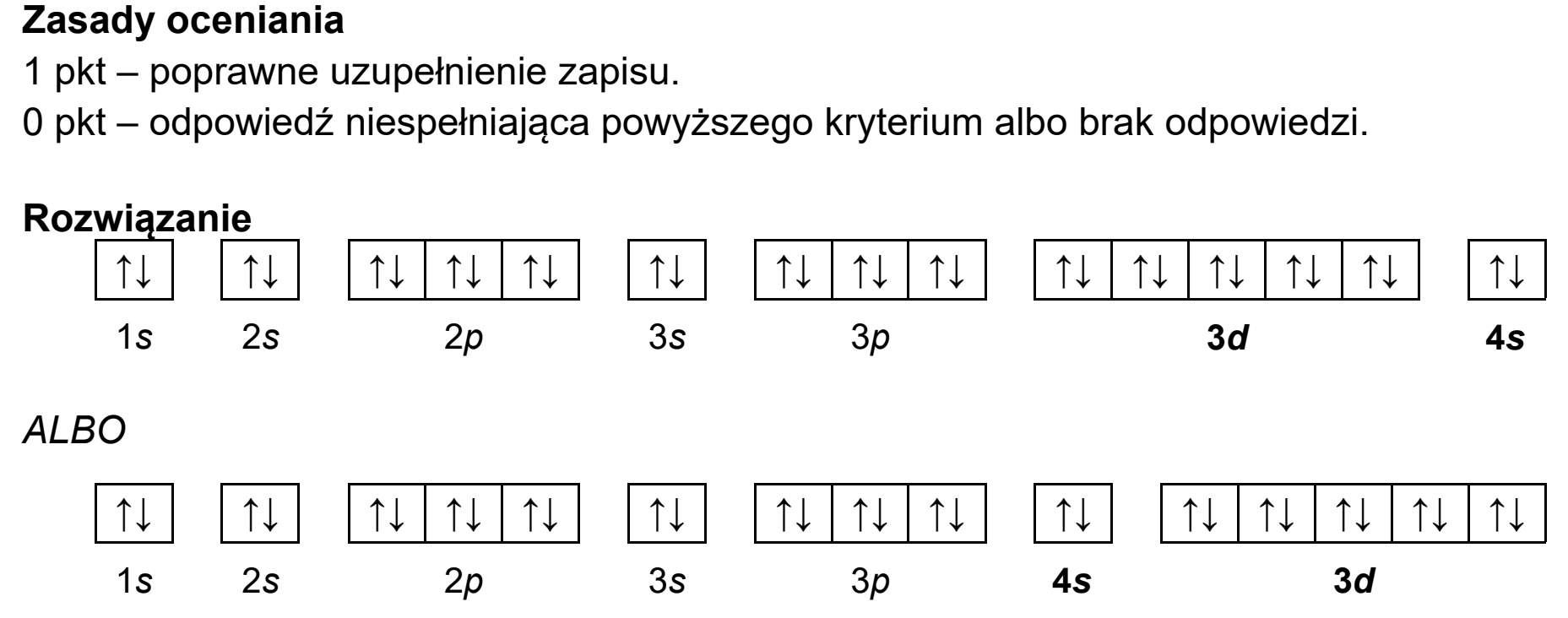 Matura próbna, marzec 2021, odpowiedź do zadania 1.2