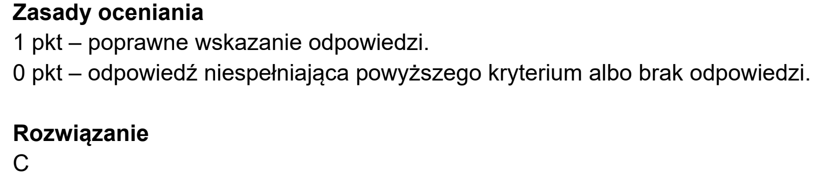 Matura próbna, marzec 2021, odpowiedź do zadania 33