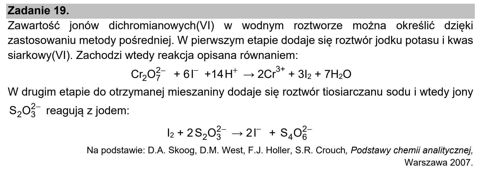Matura próbna, marzec 2021, wstęp zadania 19