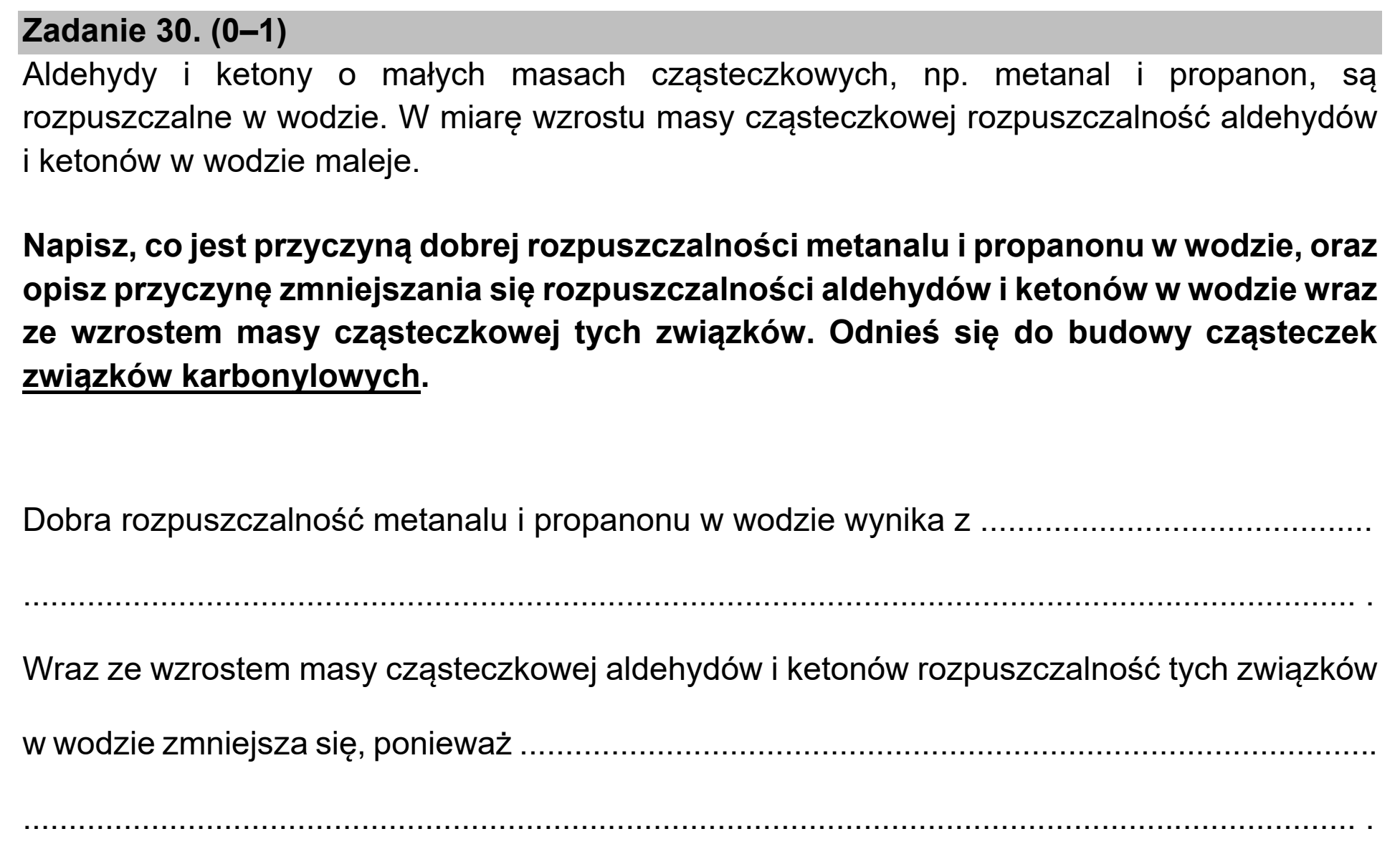 Matura próbna, marzec 2021, podgląd zadania 30
