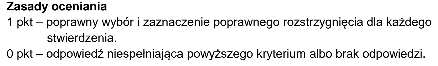 Matura dodatkowa, czerwiec 2023, odpowiedź do zadania 16