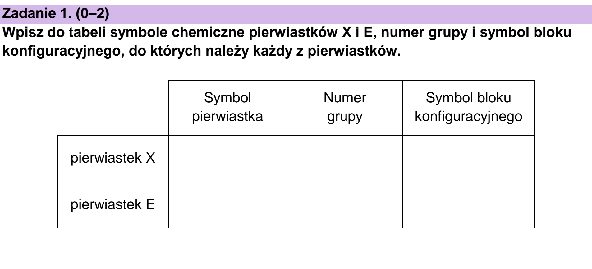 Matura dodatkowa, czerwiec 2023, zadanie 1