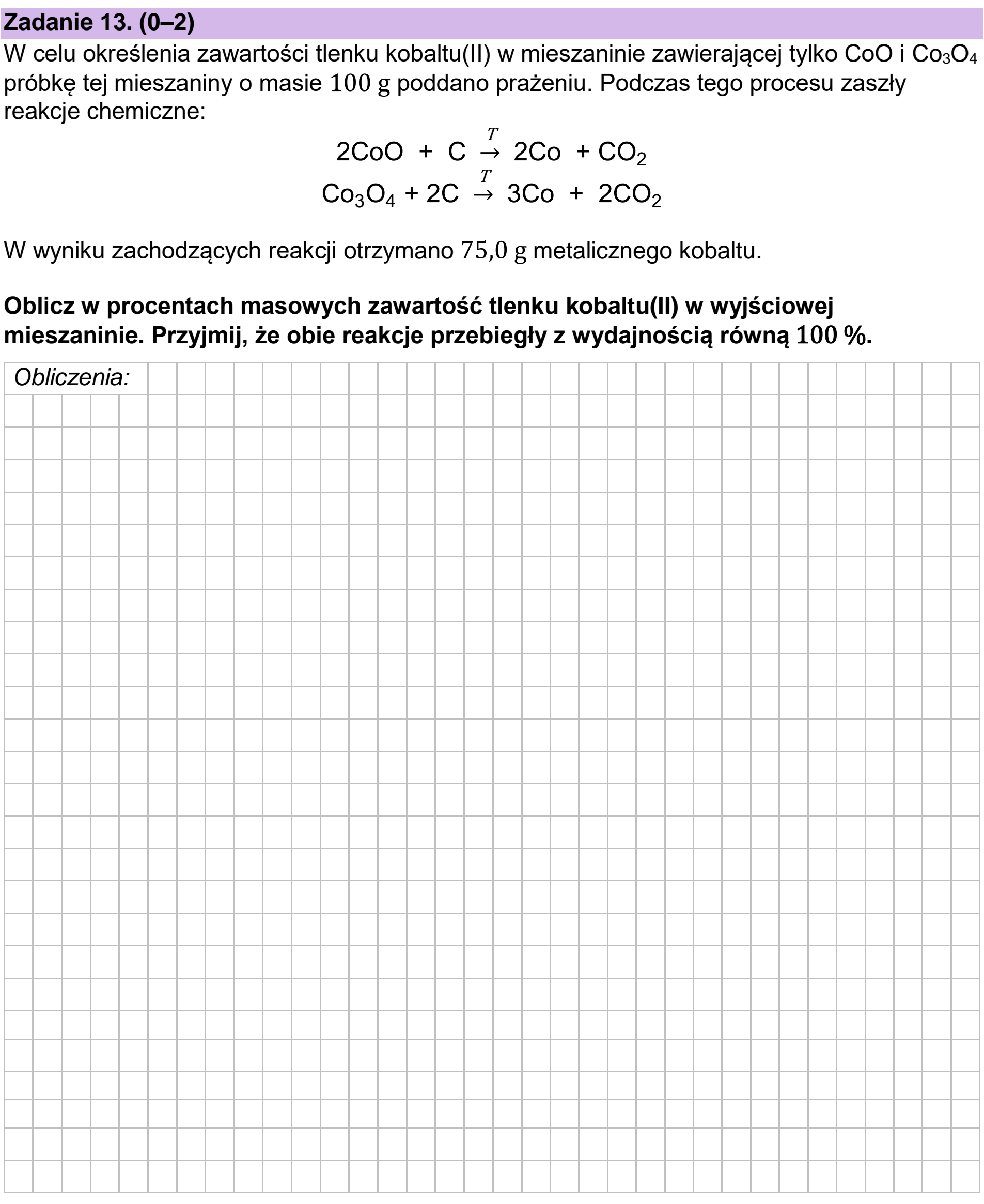 Matura dodatkowa, czerwiec 2023, podgląd zadania 13, fragment 1