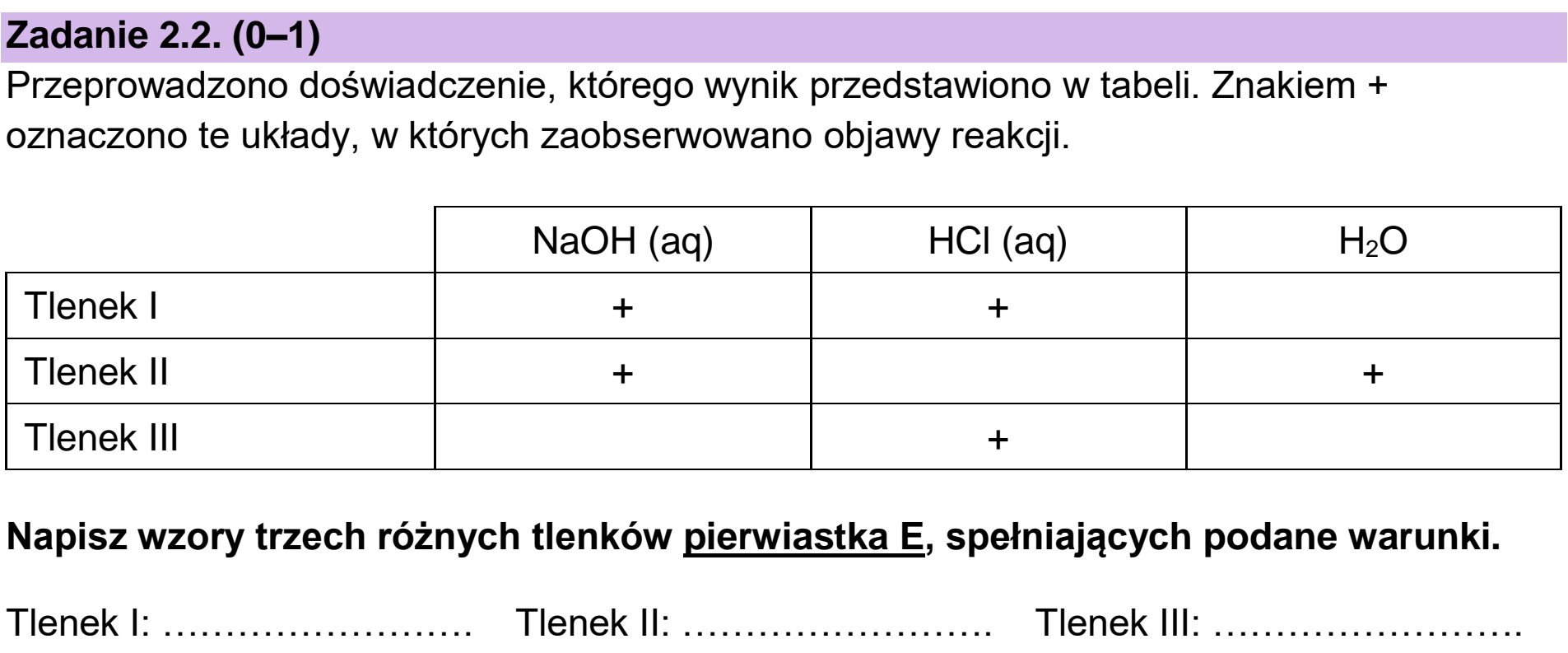 Matura dodatkowa, czerwiec 2023, zadanie 2.2