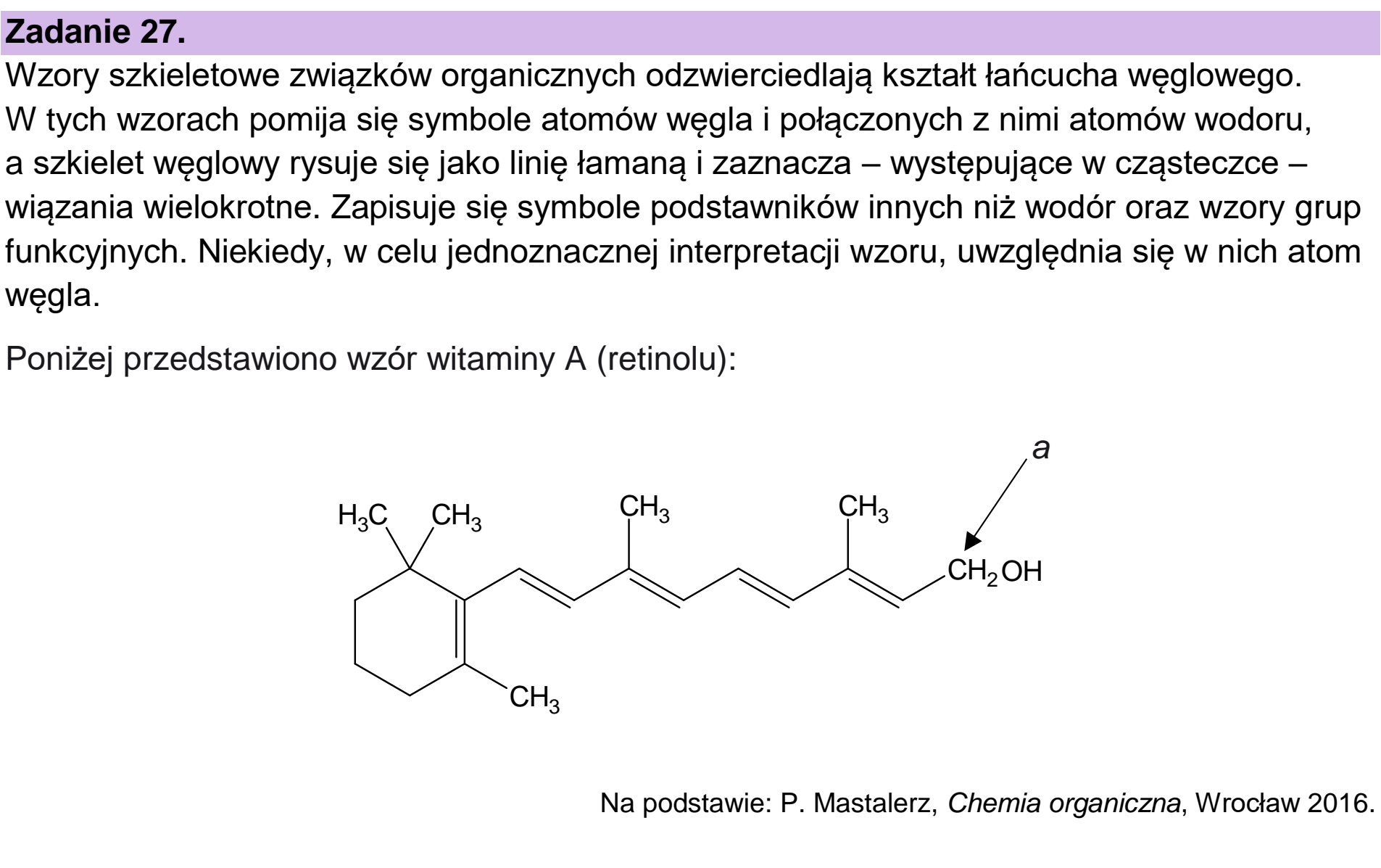 Matura dodatkowa, czerwiec 2023, wstęp zadania 27