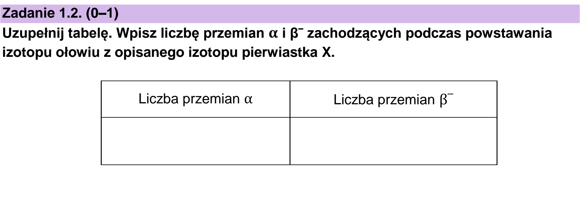 Matura dodatkowa, czerwiec 2024, zadanie 1.2