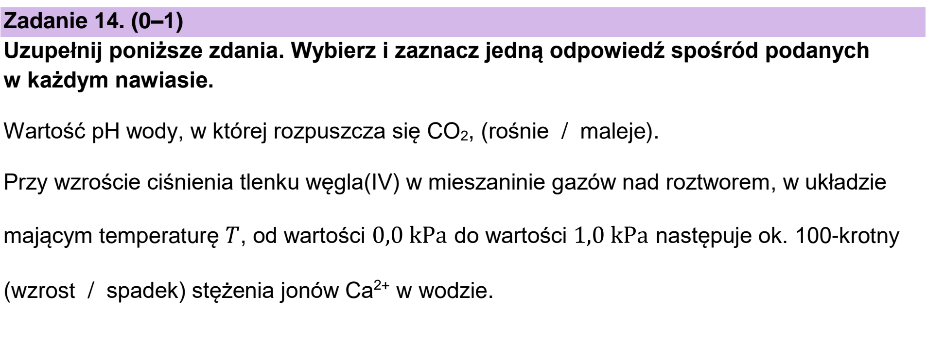 Matura dodatkowa, czerwiec 2024, zadanie 14
