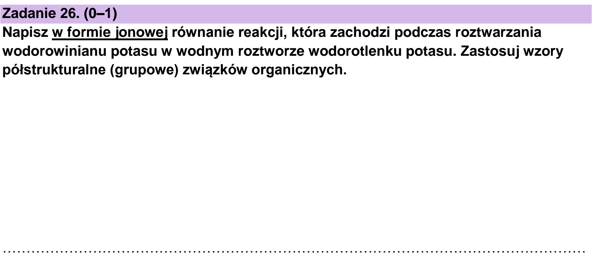 Matura dodatkowa, czerwiec 2024, podgląd zadania 26