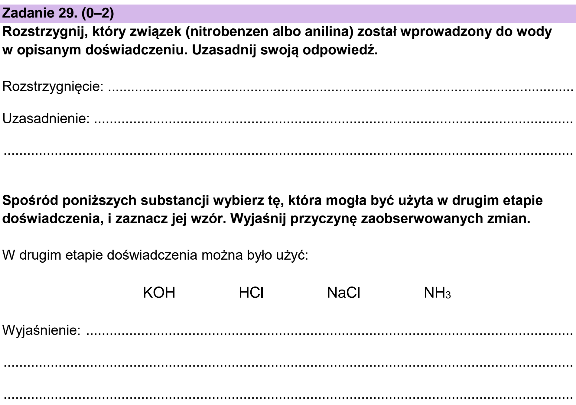 Matura dodatkowa, czerwiec 2024, zadanie 29
