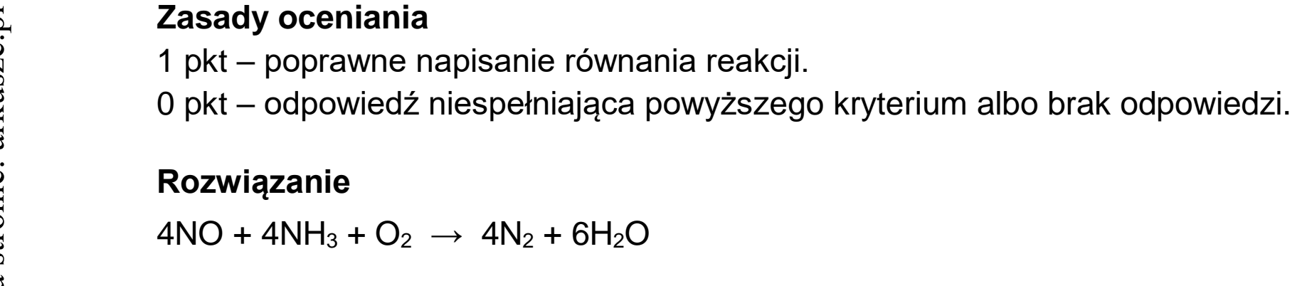 Matura dodatkowa, czerwiec 2025, odpowiedź do zadania 9