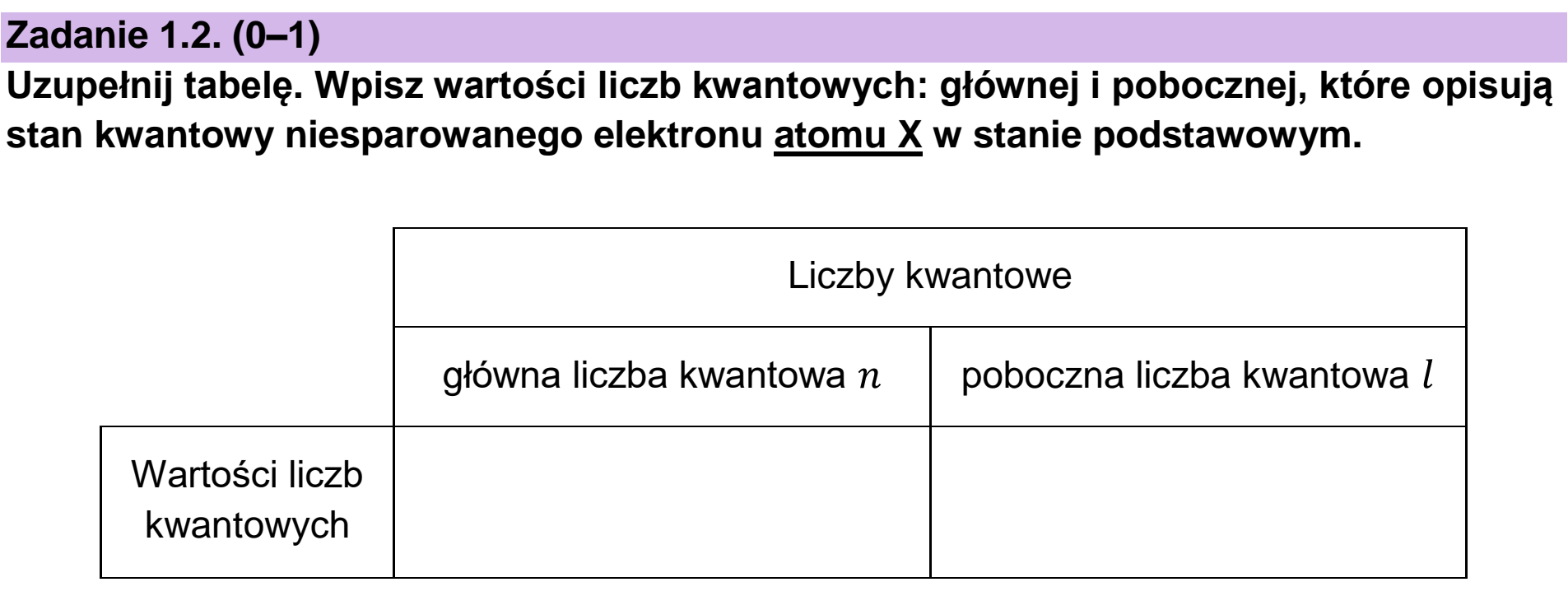 Matura dodatkowa, czerwiec 2025, zadanie 1.2