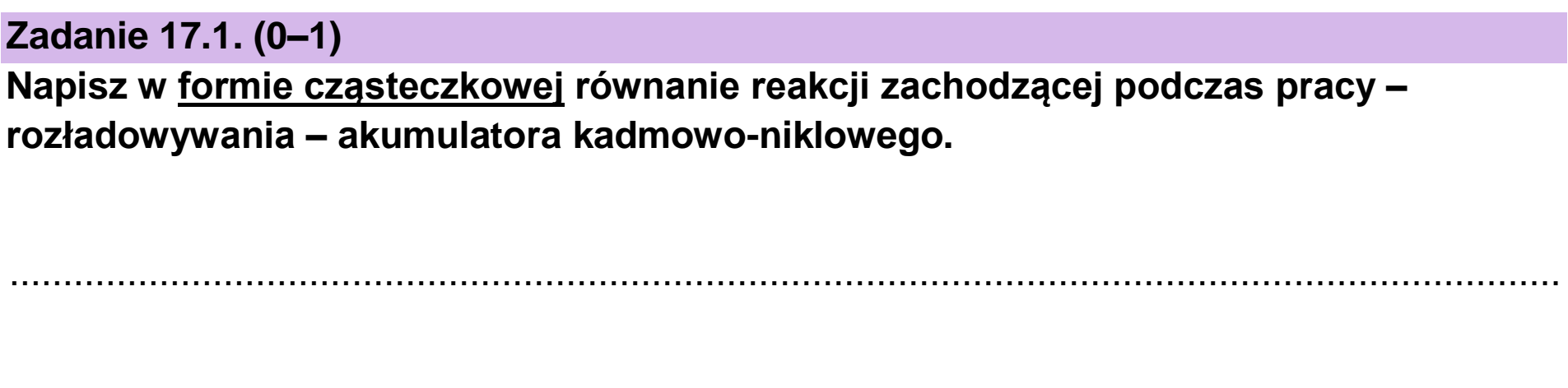 Matura dodatkowa, czerwiec 2025, zadanie 17.1