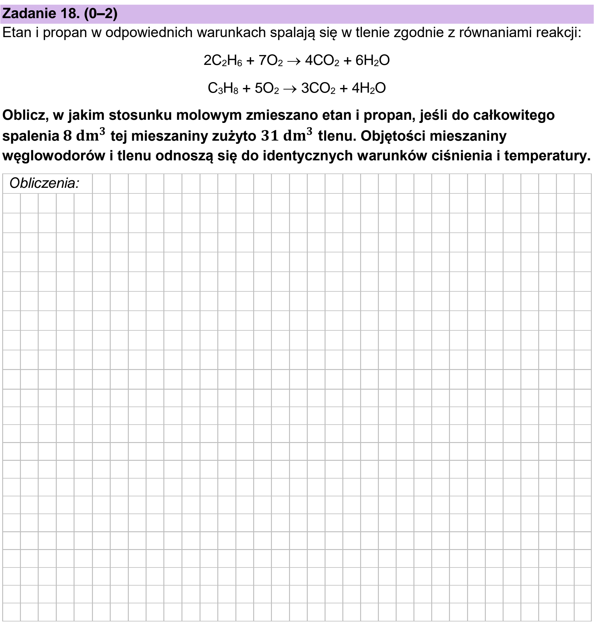 Matura dodatkowa, czerwiec 2025, zadanie 18
