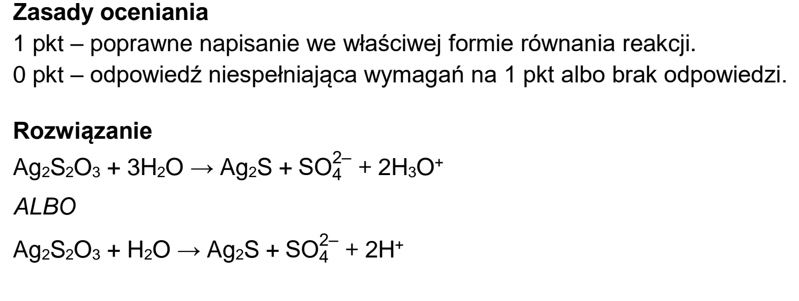 Matura dodatkowa, czerwiec 2026, odpowiedź do zadania 14