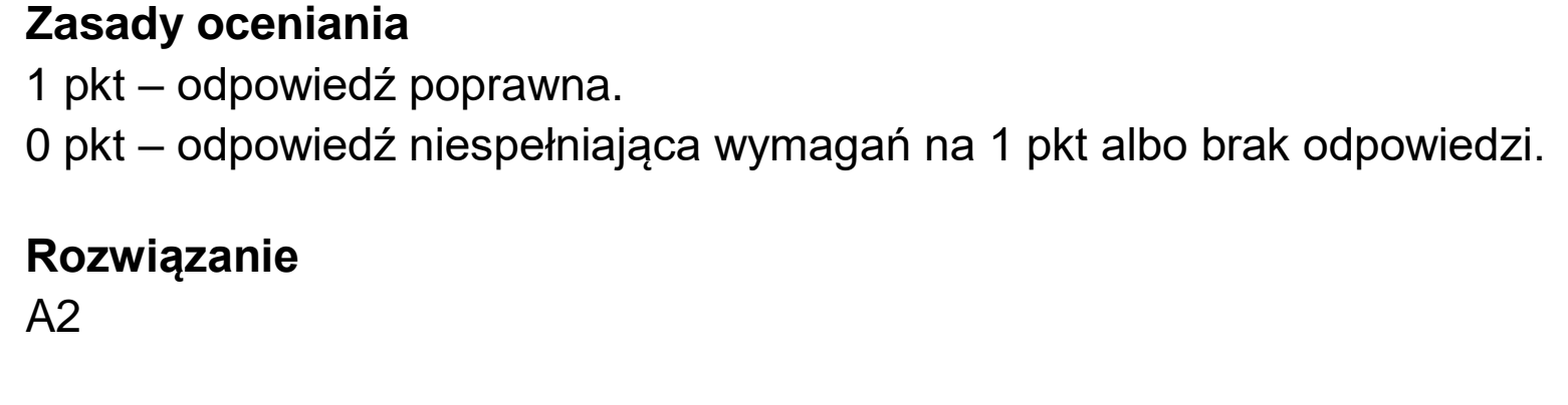 Matura dodatkowa, czerwiec 2026, odpowiedź do zadania 19.1