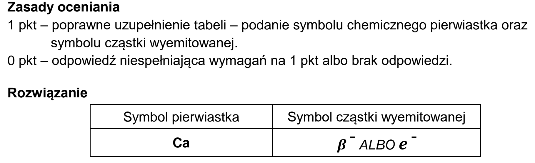 Matura dodatkowa, czerwiec 2026, odpowiedź do zadania 2