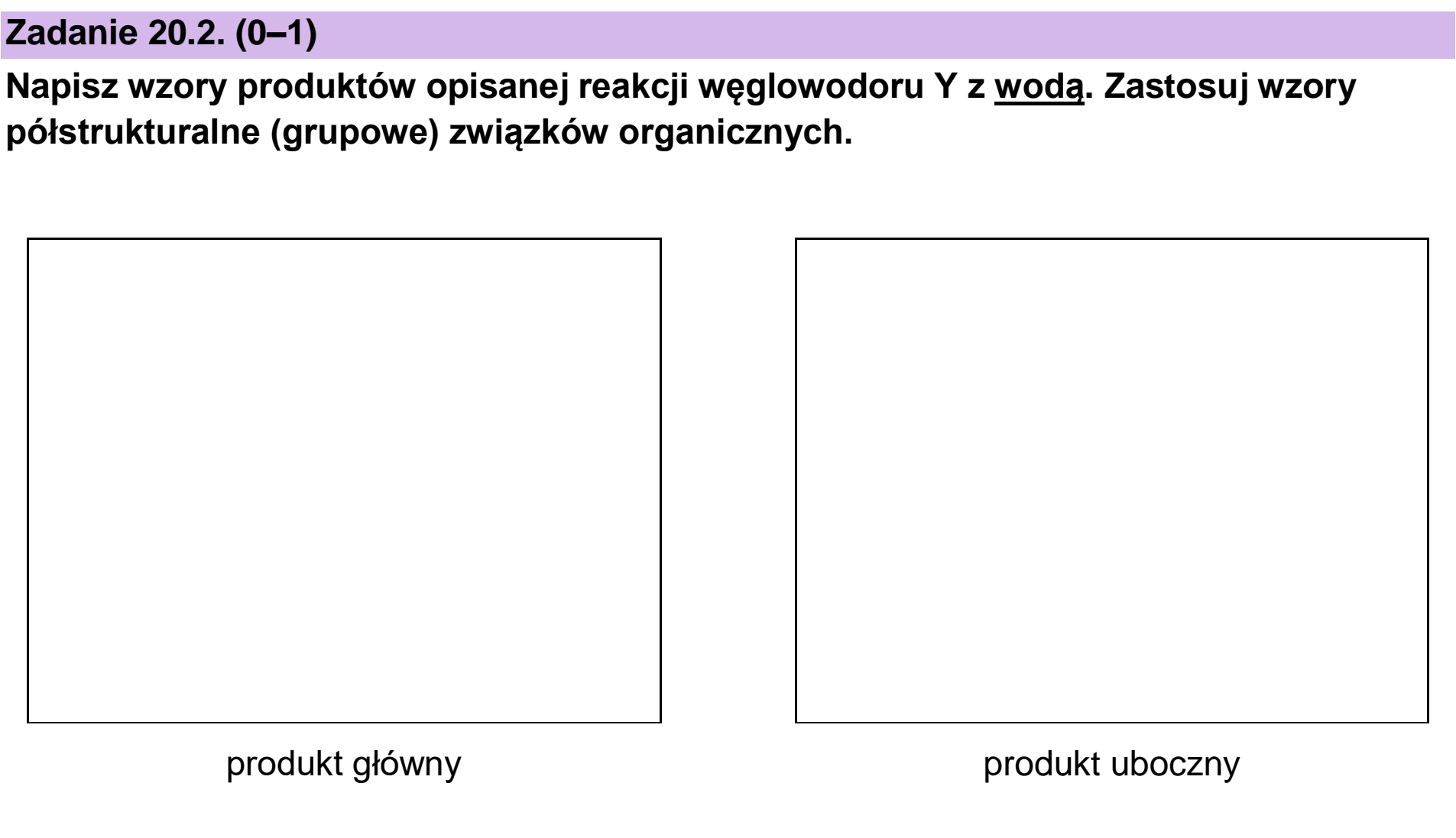 Matura dodatkowa, czerwiec 2026, zadanie 20.2