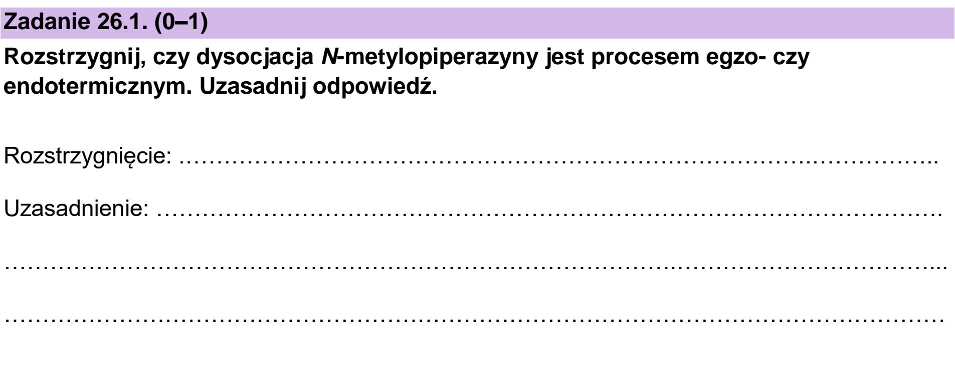 Matura dodatkowa, czerwiec 2026, zadanie 26.1