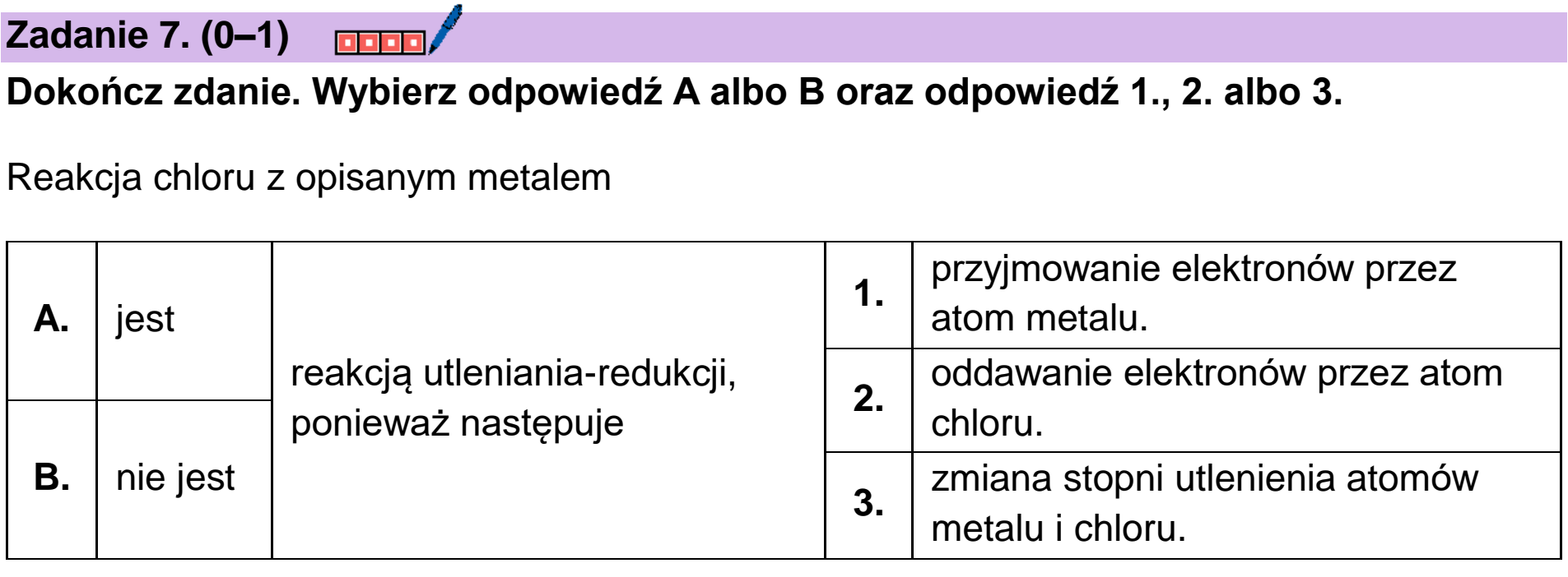 Matura dodatkowa, czerwiec 2026, zadanie 7