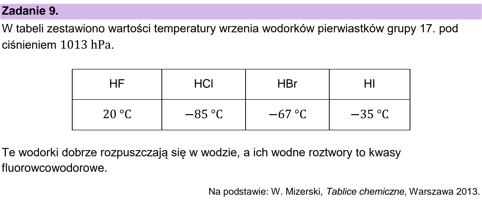 Matura dodatkowa, czerwiec 2026, wstęp zadania 9