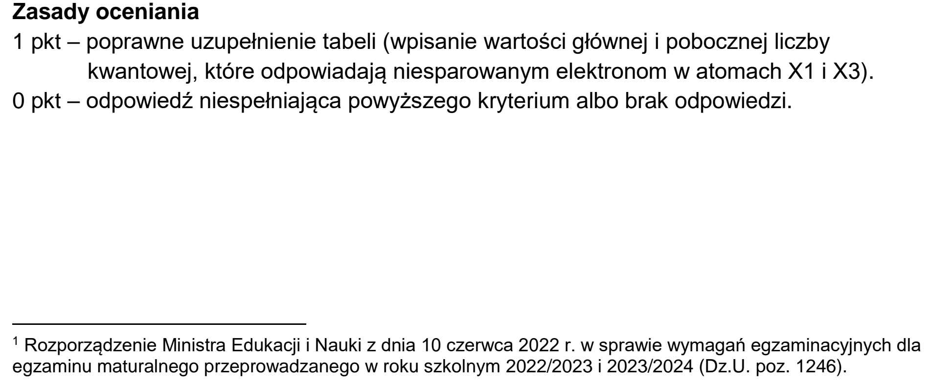 Matura próbna, grudzien 2022, odpowiedź do zadania 1.2