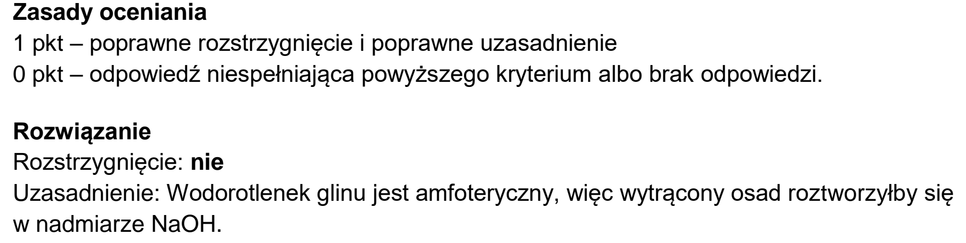 Matura próbna, grudzien 2022, odpowiedź do zadania 13