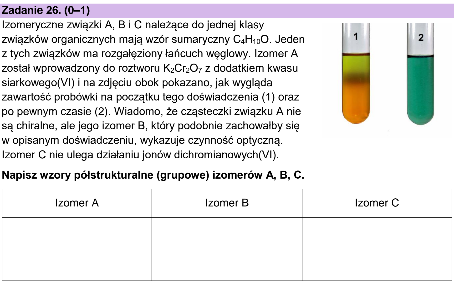 Matura próbna, grudzien 2022, podgląd zadania 26